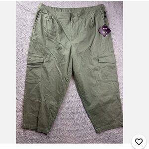 2 Ava & Viv Olive Cargo Pants
